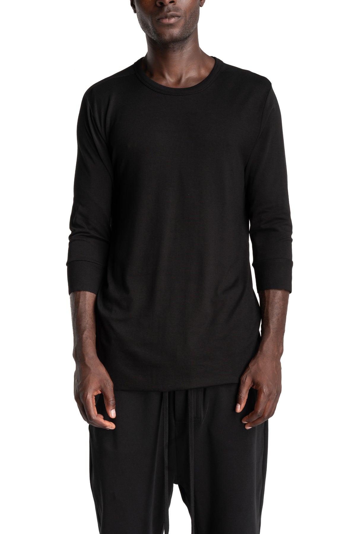 Thom Krom | AW26 - Round Neck T-Shirt, Black MTS978