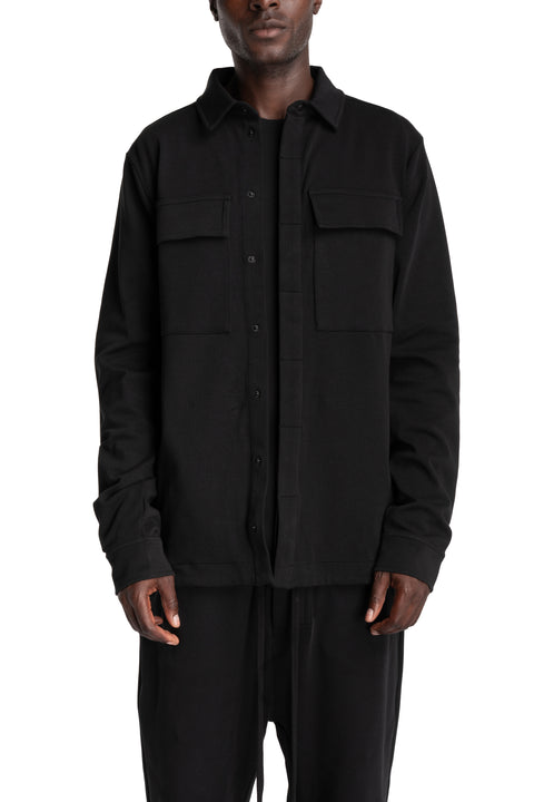 Thom Krom | AW26 - Jersey Shirt, Black MH183