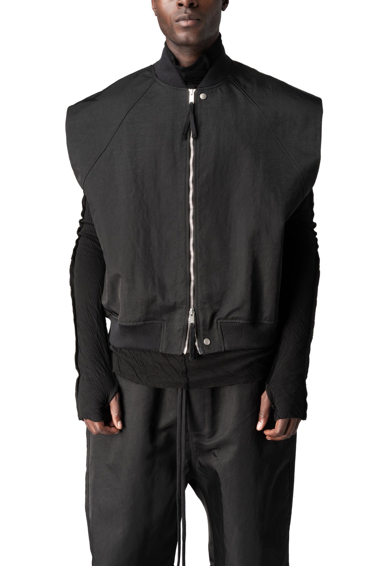 Thom Krom | AW26 - Bomber Vest, Black MJ90
