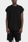Thom Krom | SS26 - Jumbo sweat tee, Black MS190