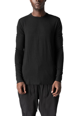 Thom Krom | AW26 - Modal cashmere jersey top, Black MTS961