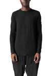 Thom Krom | AW26 - Modal cashmere jersey top, Black MTS961