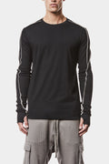 Thom Krom | SS25 - Contrast piping long sleeve tee