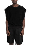 Thom Krom | SS26 - Cotton vest, Black MTS917