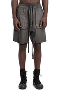 Thom Krom | SS26 - Contrast Shorts, Cold dye grey MST515