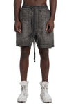 Thom Krom | SS26 - Linen shorts, Cold dye grey MTS524