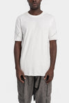 Thom Krom | SS26 - Tonal stitch cotton t-shirt, White MTS934