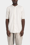 Thom Krom | SS26 - Short sleeve jersey shirt, White MTS951