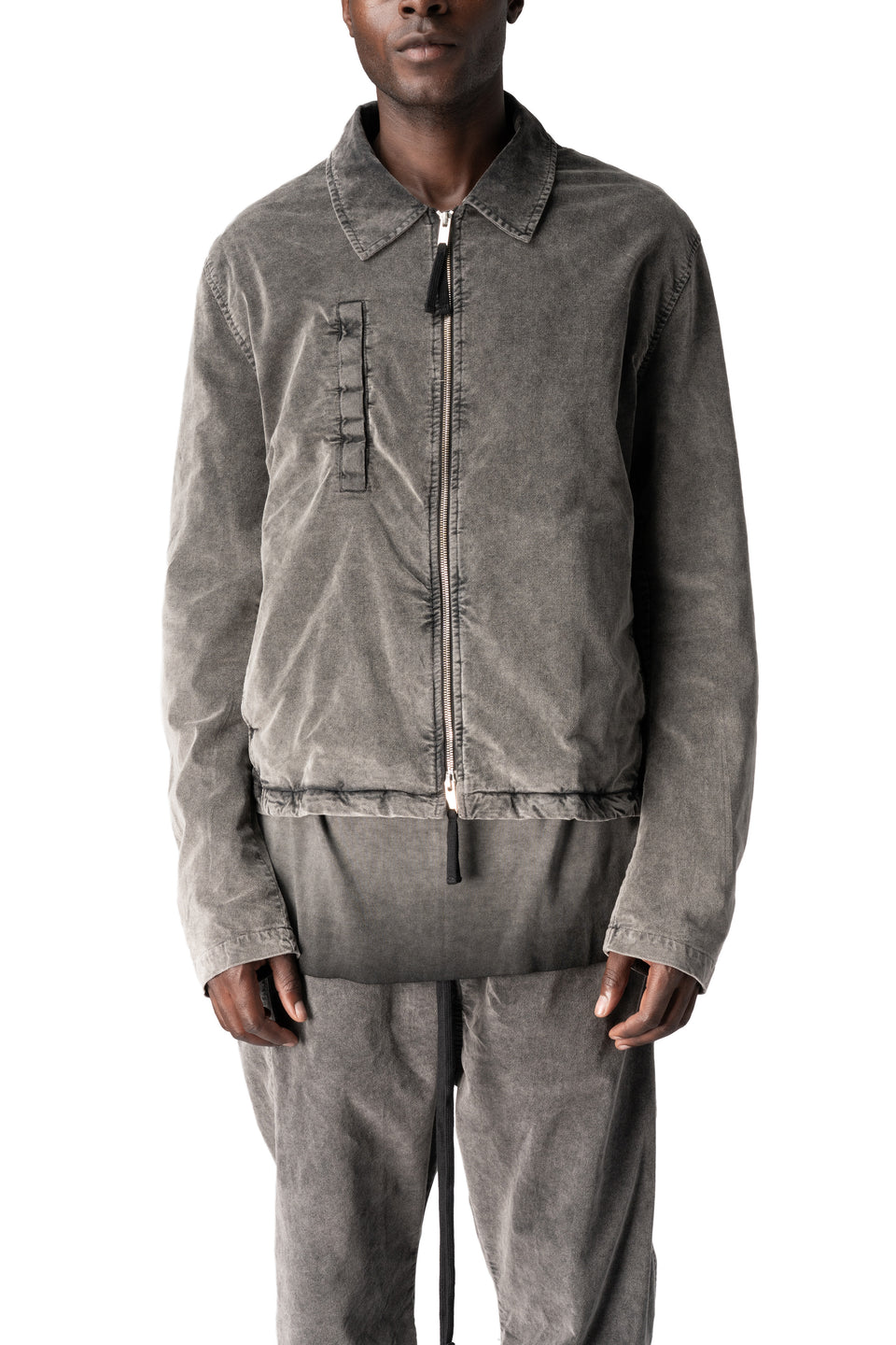 Velvet jacket, Used grey