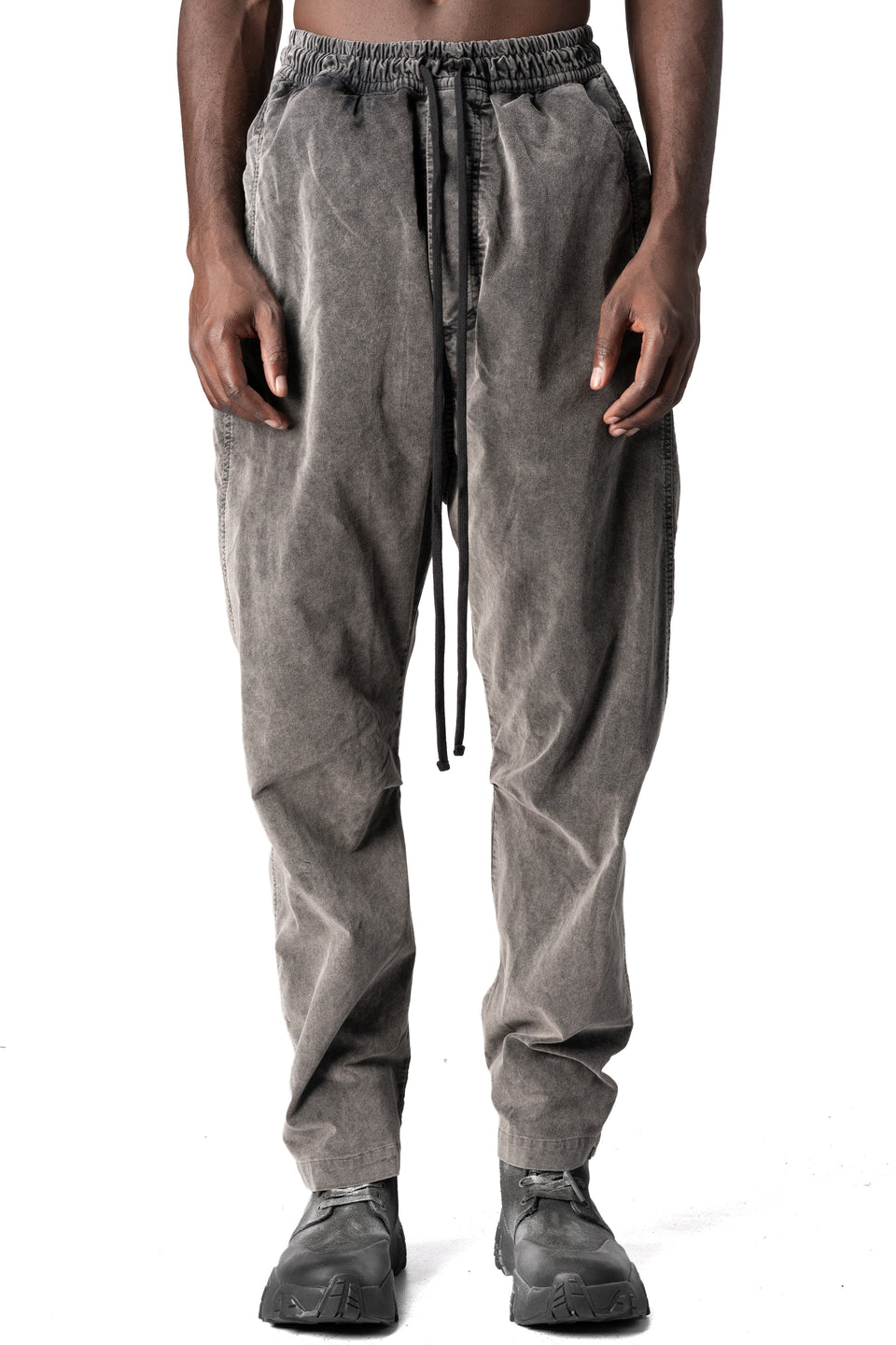 Velvet trousers, Used grey