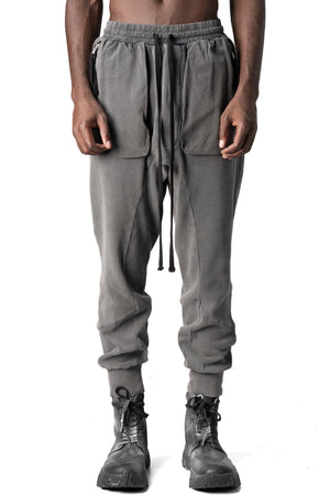 Thom Krom | AW26 - Cotton stretch trousers, Dark used grey MST537