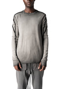 Thom Krom | AW26 - Cotton stretch jersey top, Cold dye grey MTS960