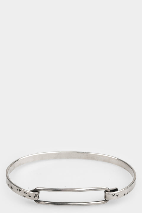 Werkstatt München | Bird flight silver band bracelet M2216