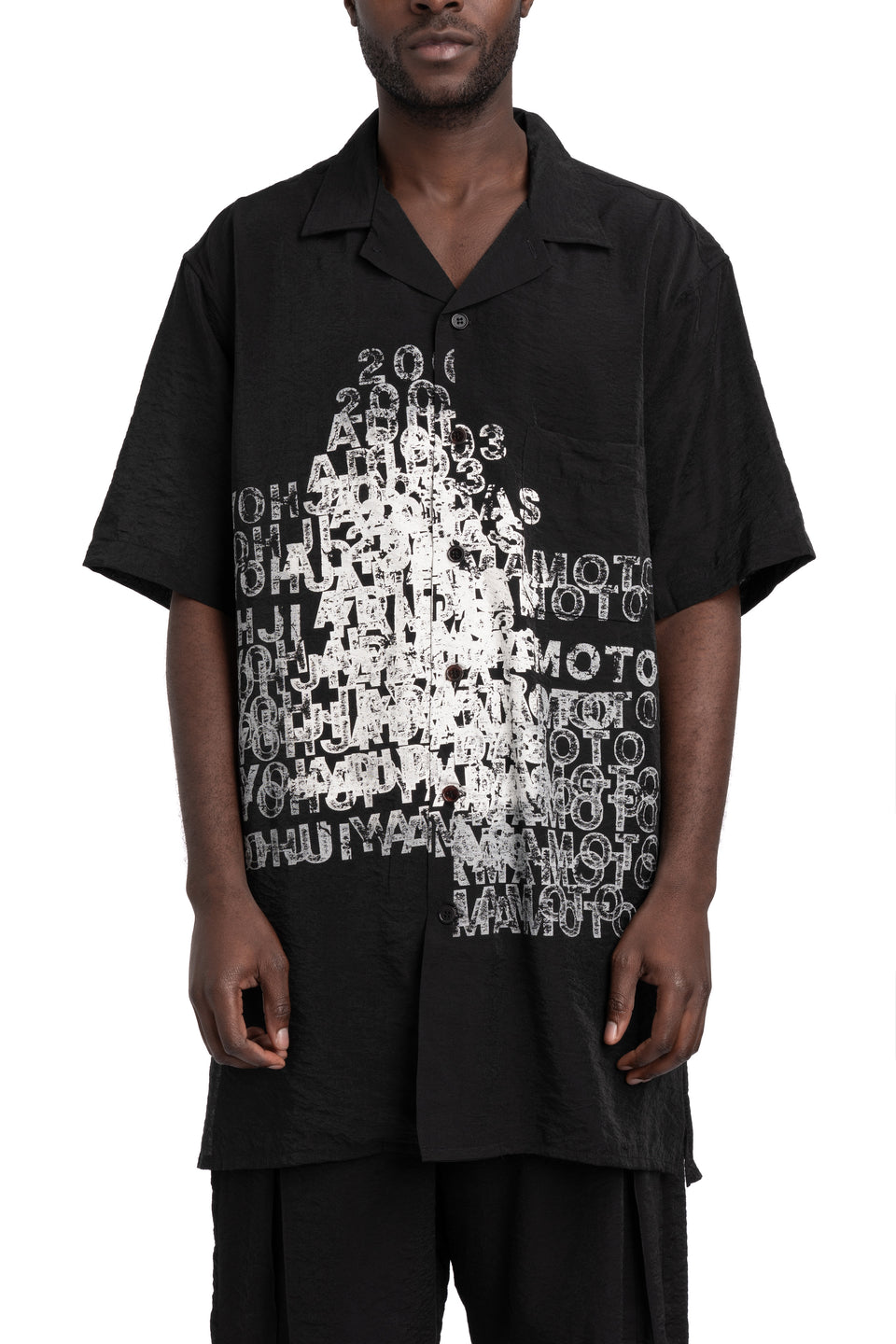 Contrast print shirt