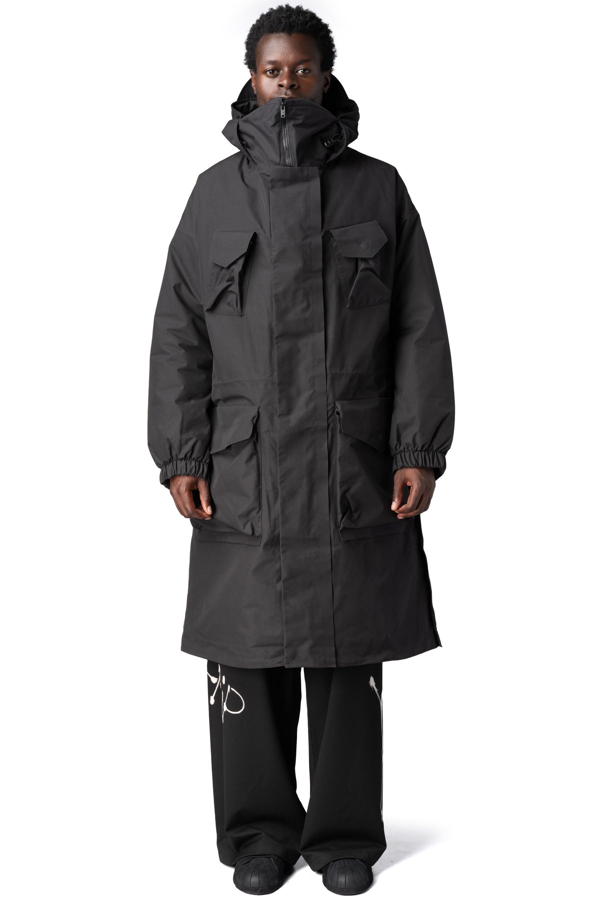 Y-3 | AW26 - GTX padded hooded coat, Black KR1097