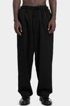 Y’s Yohji Yamamoto | Gabardine wool drawstring trousers ML-P04-103