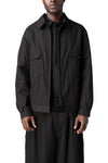 Y's Yohji Yamamoto | AW26 - Chest pocket weather cloth blouson, Black MW-Y04-003