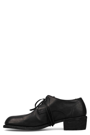 GUIDI | 792X - Laced derbies / Black stitching