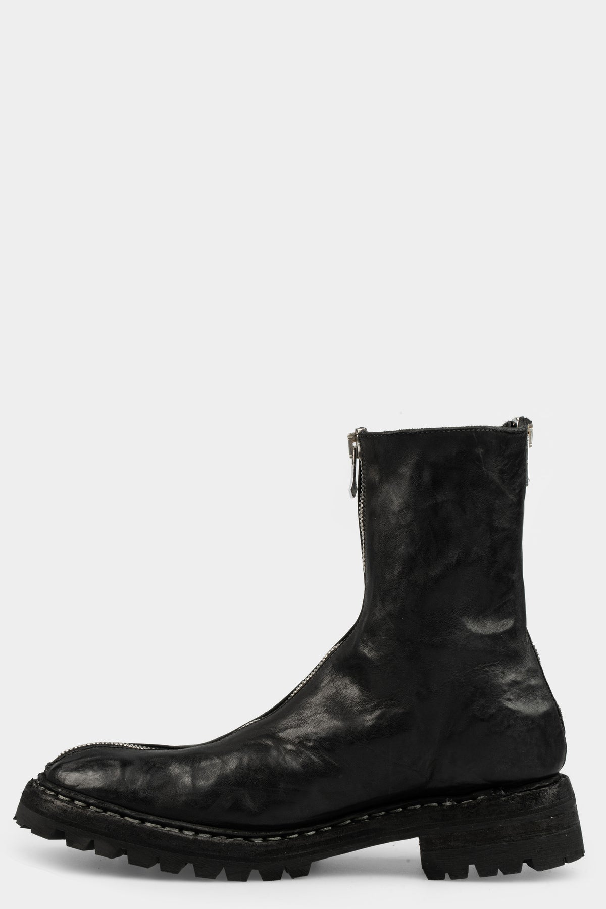 Incarnation Double zip leather boots 11V-7347/VB
