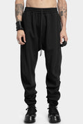 JOE CHIA | AW24 - J-cut fleece piped sweatpants