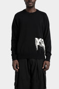 Y-3 | SS25 - Embroidered crewneck knit sweater