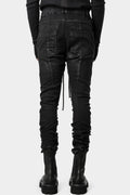A.F Artefact | Coated anatomical fitted drawstring pants