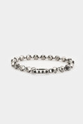 Leony - Studded rosary silver bracelet
