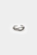 JULIUS_7 | SS23 - Small shield silver ring, Silver