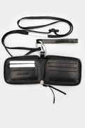 Boris Bidjan Saberi | Leather wallet with neck strap