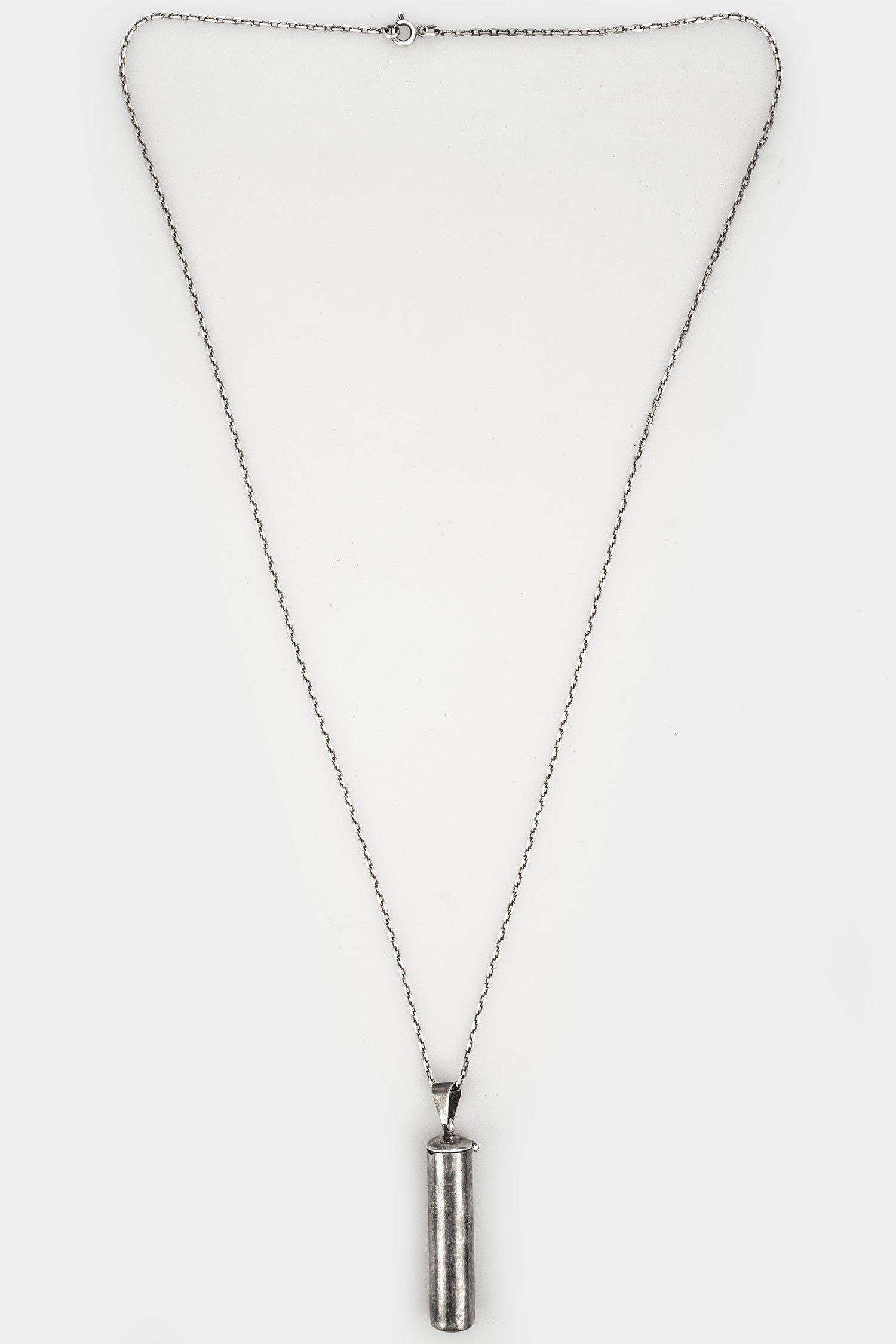 VETEMENTS Snuff Necklace Silver