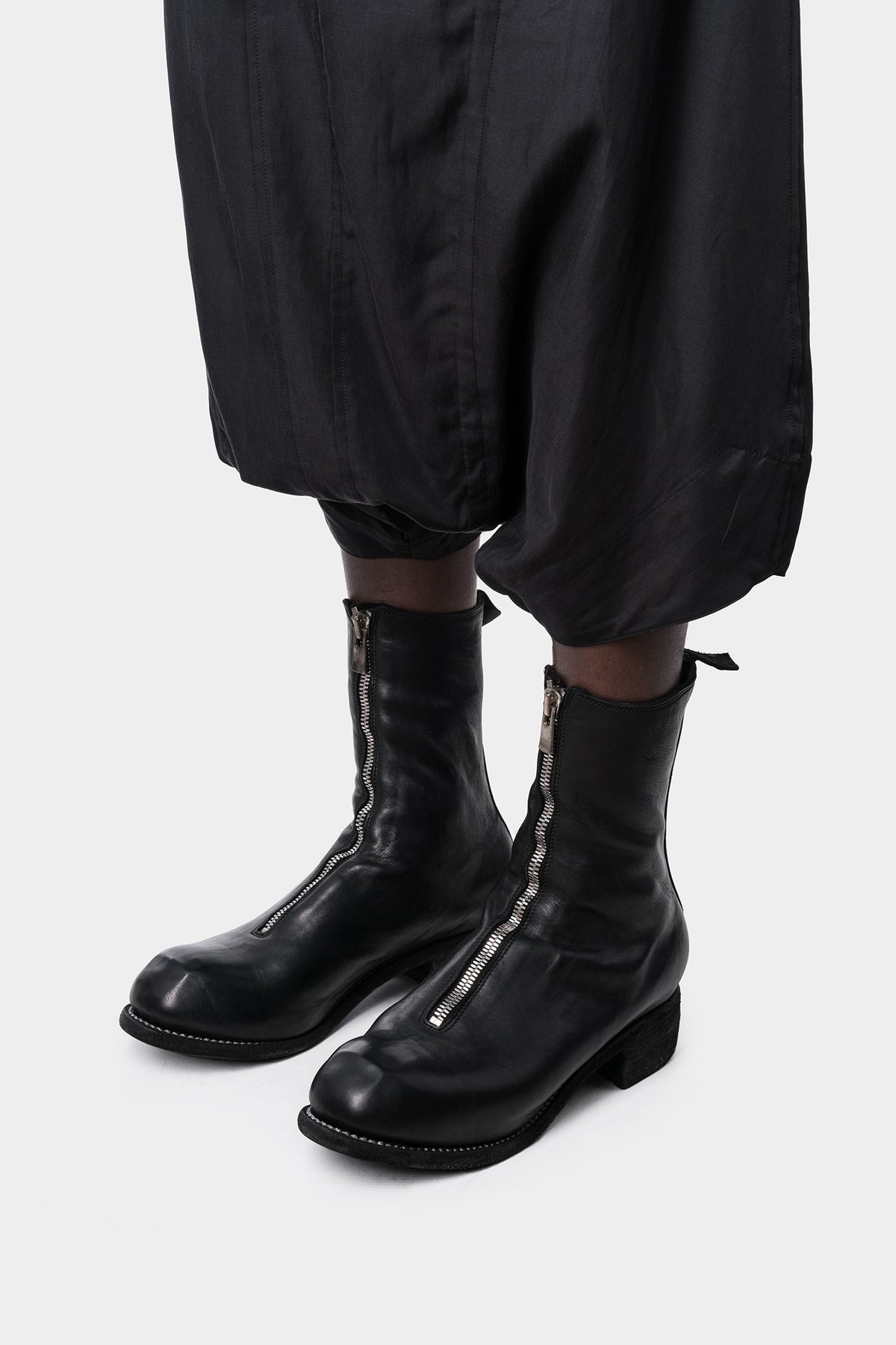 Guidi Front zip high top boots PL2