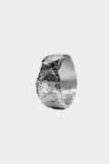 Enri Mars - Black diamonds silver ring